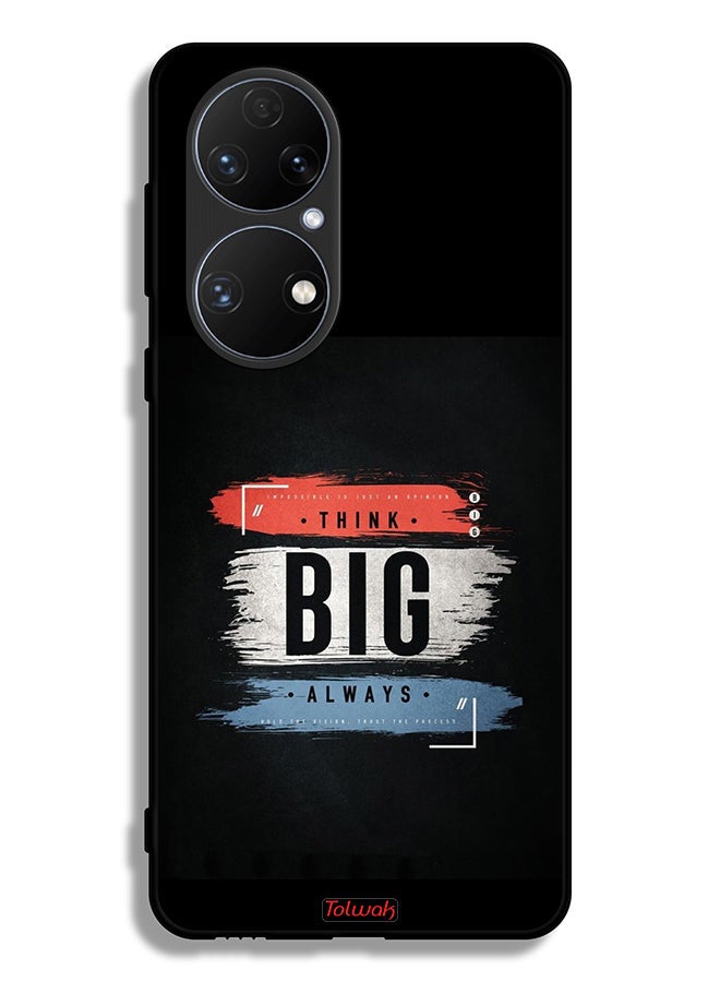Tolwak Huawei P50E Protective Case Cover Think Big Always - Image 2