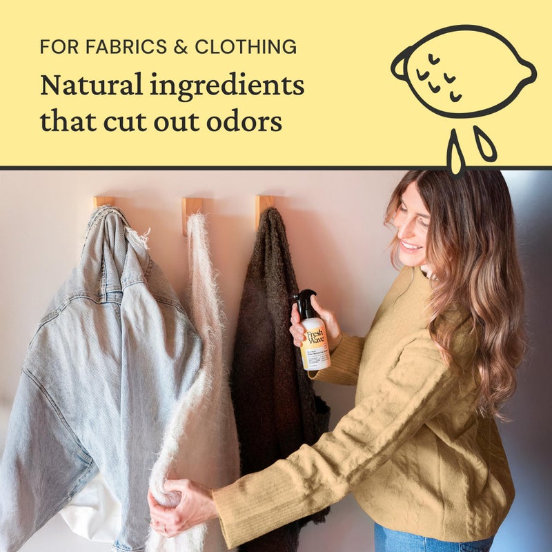 Fresh Wave Lemon Scent Odor Removing Spray, 8 fl. oz. | Pack of 2 | Odor Absorber for Home, Furniture, Fabrics & Trash | Safer Odor Relief - Image 5