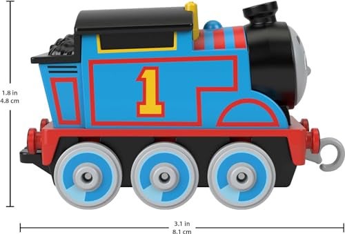 Thomas & Friends Toy Train Diecast Metal Engine 8cm Push-Along Vehicle - Thomas - Image 2