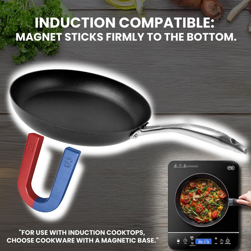 OMEO Portable Induction Cooktop Hot Plate Countertop Burner 1800 Watts Induction Burner with LCD Sensor Touch, LED Display, 10 Temperature Levels, Child Safety Lock, Auto Shutoff Function - Image 4