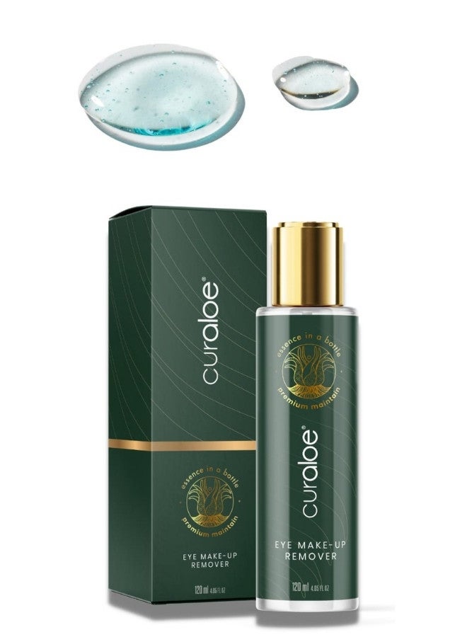 Curaloe Premium Aloe Vera Eye Make Up Remover 120ml - Image 1