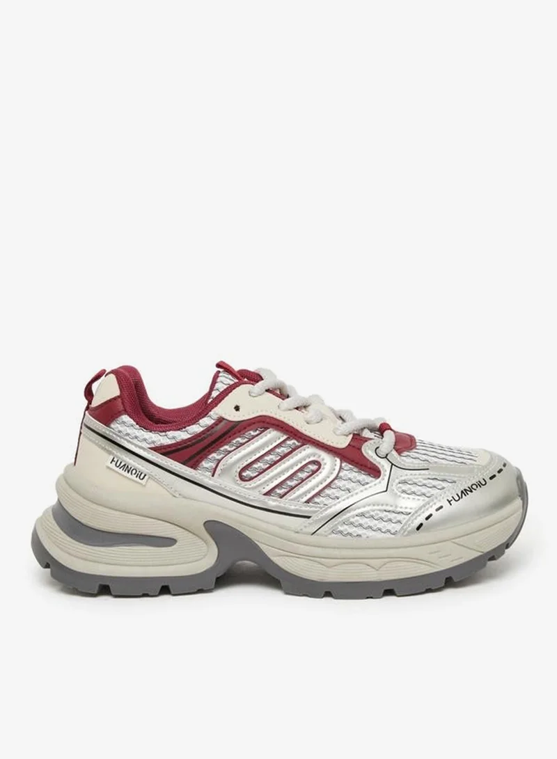Styli Chunky Sole Lace Up Sneakers