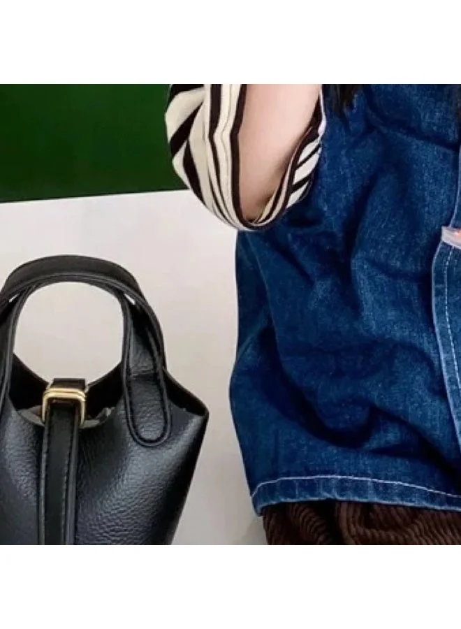 Lion Llama Black Bucket Bag for Women | Best Price UAE