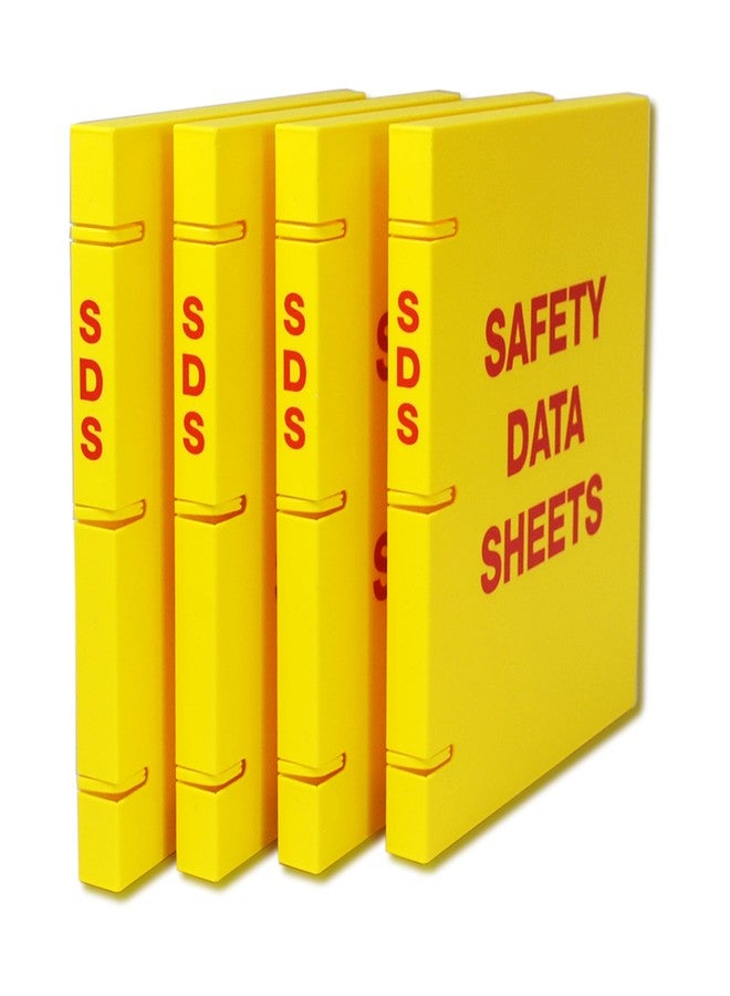 يوني كيب مجلد بيانات السلامة (SDS) من UniKeep - سعة الحلقات 1.0 بوصة - 3 حلقات بولي (4) - Image 1