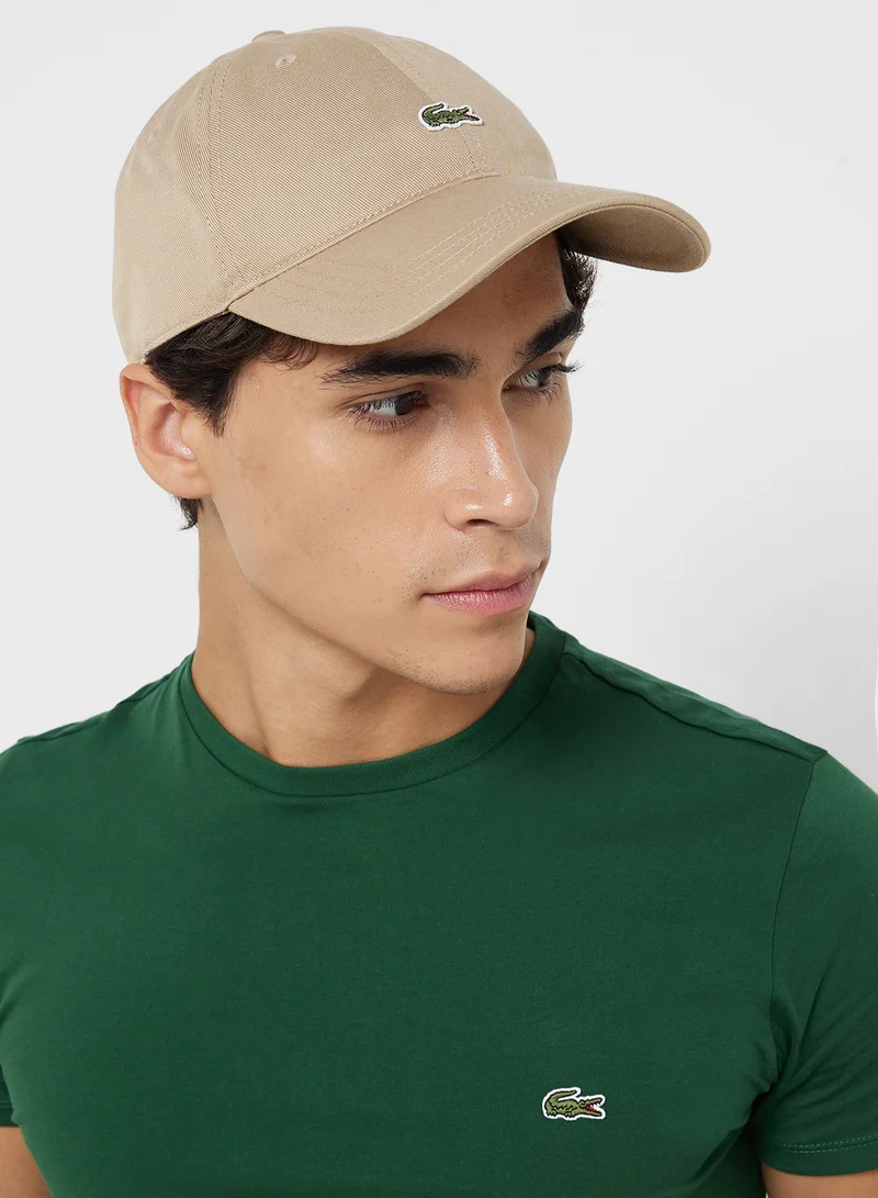 LACOSTE Logo Curve Peak Cap