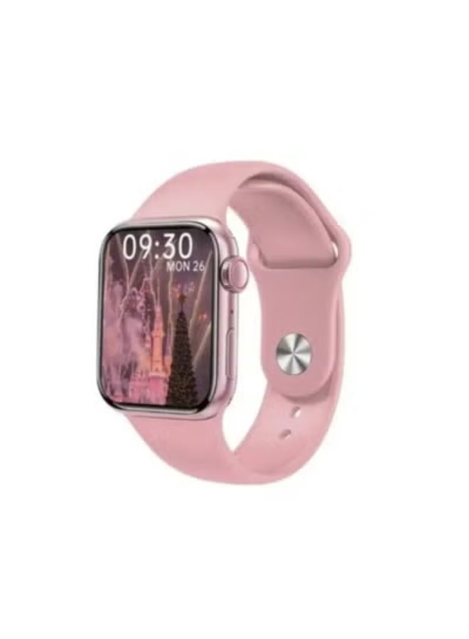Telzeal TC 08 Mini Smart Watch for Ladies in Pink – Stylish Gift Set with 3 Interchangeable Straps, Elegant Handbag, Matching Earring, Ring & Necklace Chain – Fashionable Digital Watch Combo for Women – Ideal for Gifting, Daily Wear & Special Occasions - Image 1