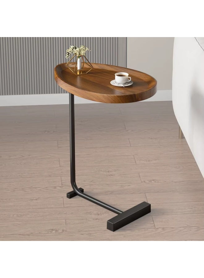 بكسل للأثاث مجموعة 3 طاولة جانبية من بكسل الأثاث على شكل C للأريكة والسرير، طاولة بقواعد معدنية صلبة - Image 2