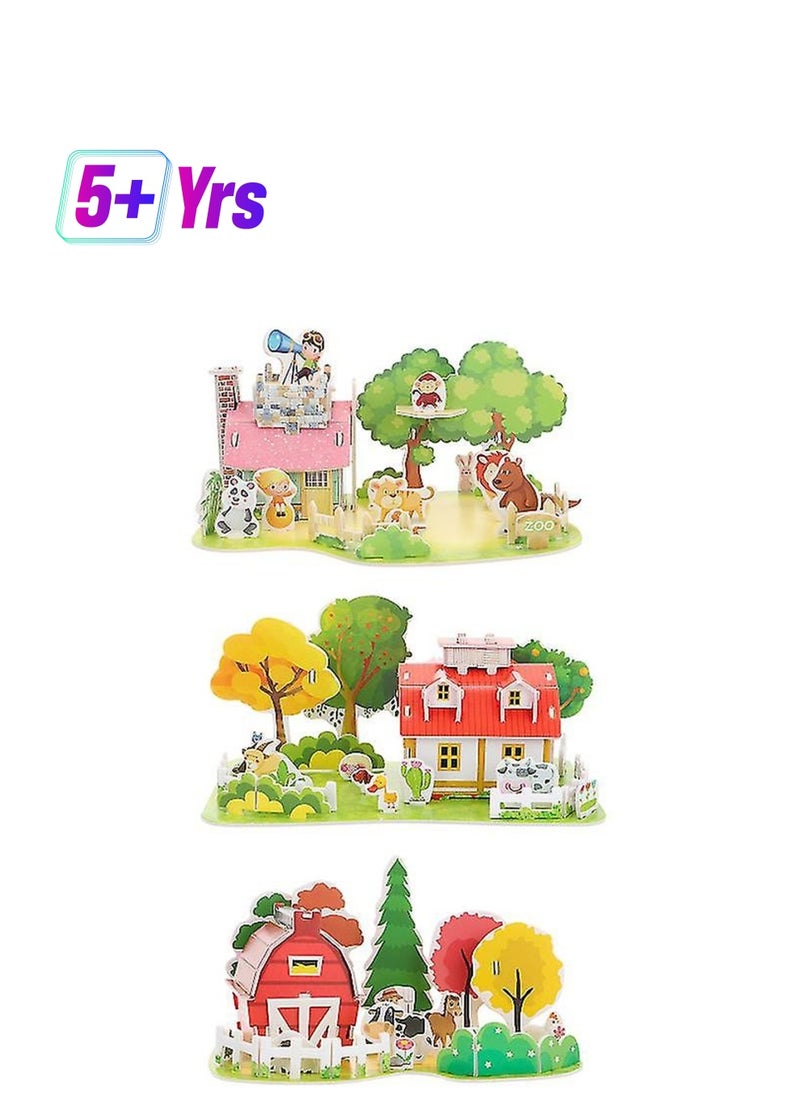 3Pcs Children's Educational Construction Toys  - Image 1
