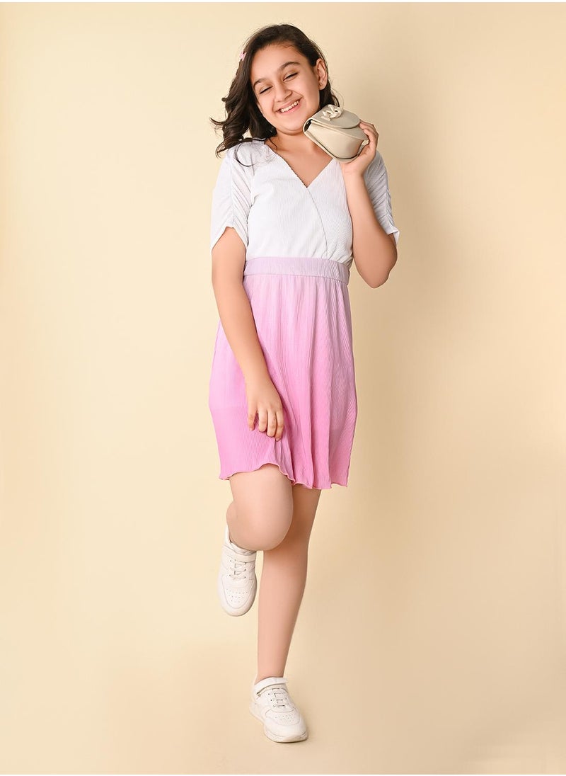 LILPICKS Off White Girls Wear Dresses  - Image 1