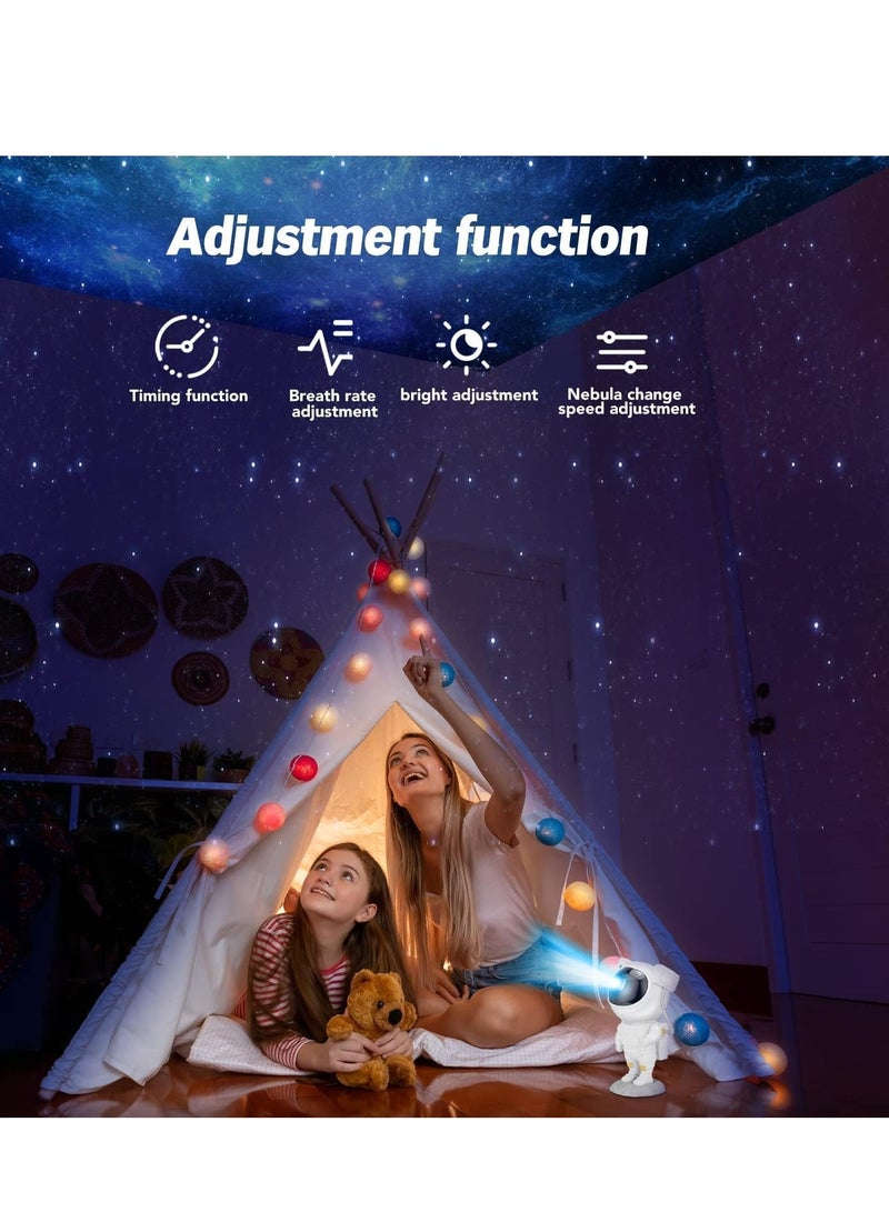 ELTRAZONE Star Projector Night Lights,Kids Room Decor Aesthetic,Tiktok Astronaut Nebula Galaxy Projector Night Light,Remote Control Timing and 360°Magnetic Head,Lights for Bedroom,(Gaming Room Deco) - Image 3