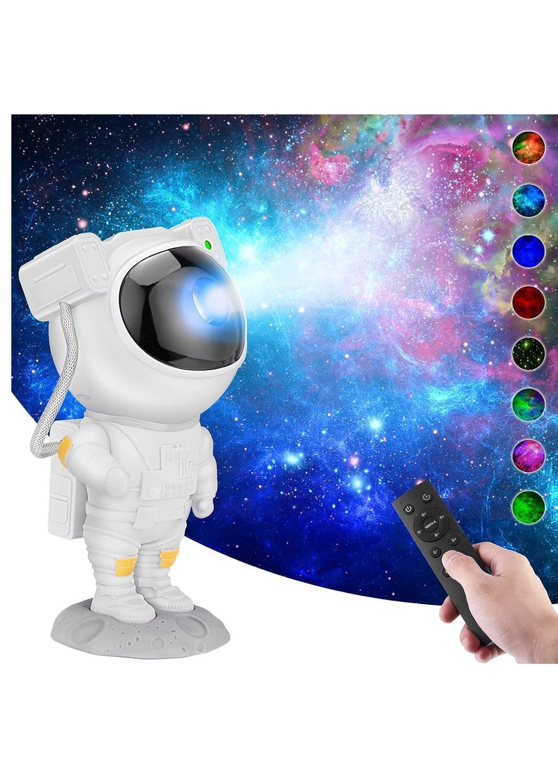 ELTRAZONE Star Projector Night Lights,Kids Room Decor Aesthetic,Tiktok Astronaut Nebula Galaxy Projector Night Light,Remote Control Timing and 360°Magnetic Head,Lights for Bedroom,(Gaming Room Deco) - Image 1