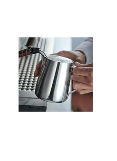 Spaceshoop Milk jug stainless steel milk pitcher, milk frothing jug for making coffee cappuccino (500ml)  - Image 5