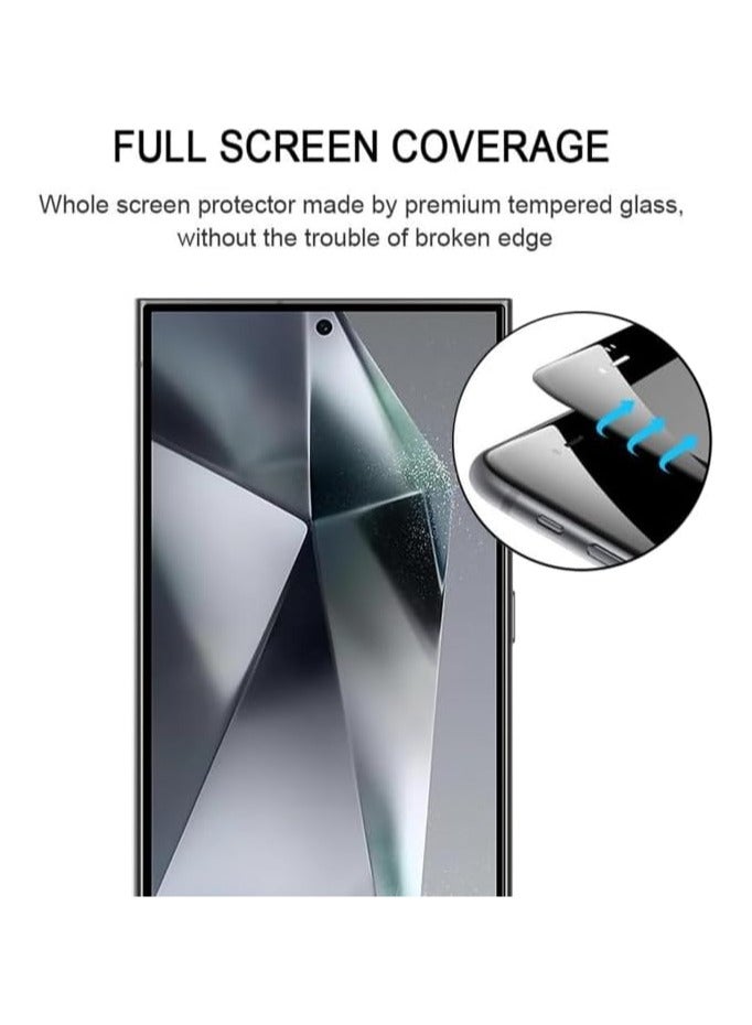 Screen Protector Compatible with Samsung Galaxy S25 [Support Fingerprint Unlock] Scratch Resistant Full Coverage Easy Installation 9H Tempered Glass - Image 5