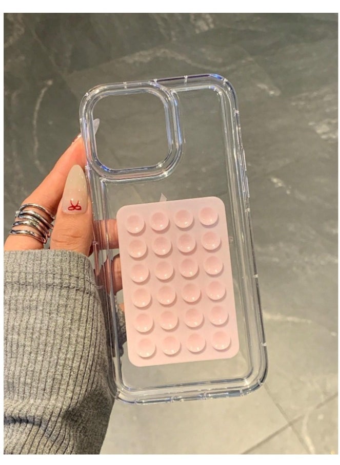 Generic - 3D Airbag Phone Case Compatible With IPhone 16 Pro, Free 1pcs silicone suction cups, Simple Paste Yourself, Hands-Free Cell Phone Accessory Holder for Selfies and Videos, Creator and Sharer - Image 1