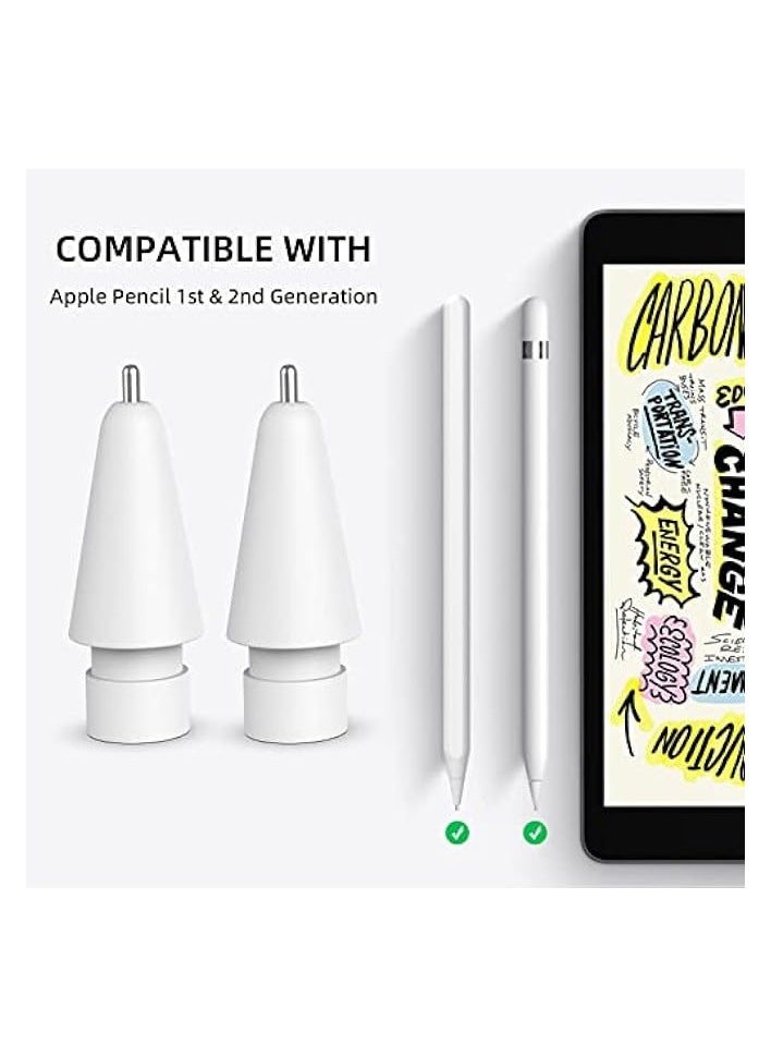 PROMASS Replacement Tips for Apple Pencil 1st/2nd Generation, Upgraded Longer Fine Point High Sensitive Pen Like Pencil Nib, No Wear Out Noiseless Precise Control Stylus Tip for iPad Pro Pencil  - Image 5