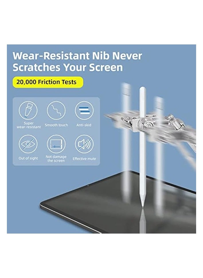 PROMASS Replacement Tips for Apple Pencil 1st/2nd Generation, Upgraded Longer Fine Point High Sensitive Pen Like Pencil Nib, No Wear Out Noiseless Precise Control Stylus Tip for iPad Pro Pencil  - Image 3