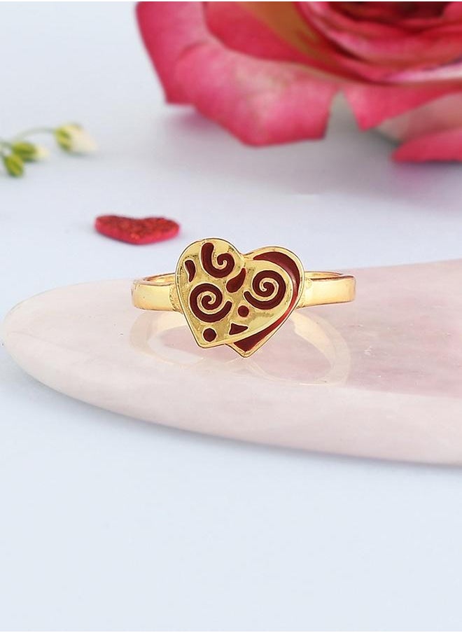 VOYLLA Valentine's Day Collection Peek-a-Boo Hearts Ring  - Image 1