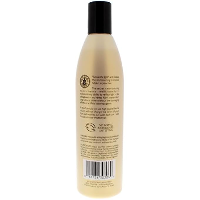 SHIKAI : HENNA GOLD FORMULAS, HIGHLIGHTING SHAMPOO 12 OZ (3 PACK) - Image 2
