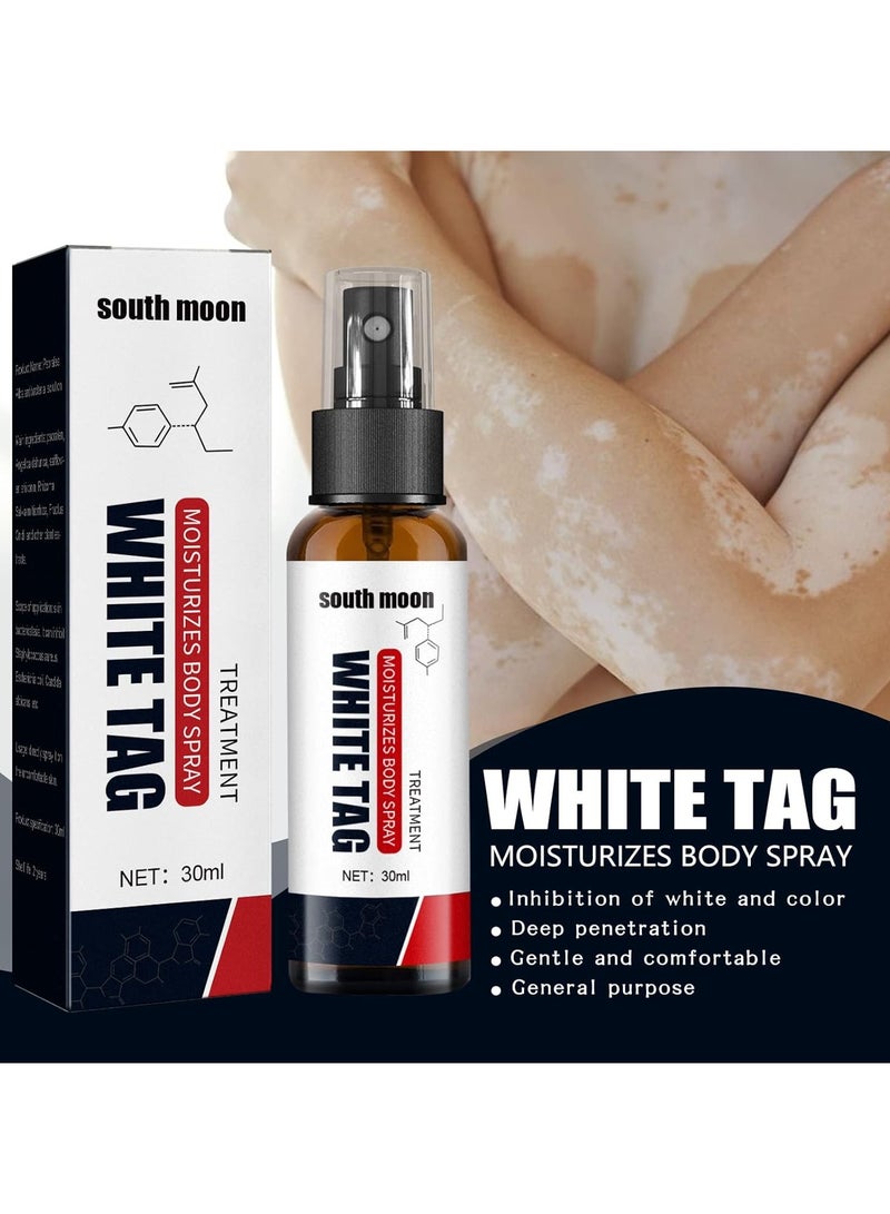 SOUTH MOON بخاخ ديرماكس لعلاج الصدفية - 30 مل بخاخ صدفية، مهدئ ومرطب كريم صدفية القطران، بخاخ للعناية بالبشرة لفيتليغو - Image 3