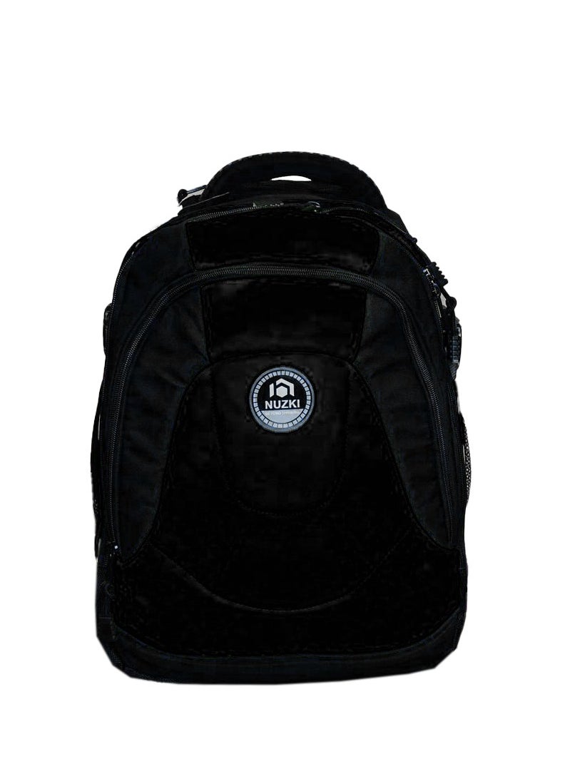 nuzki - Trolley School Bag for Students - Multi-Functional Backpack with Wheels - Ideal School Bags for Girls and Boys - Travel-Friendly Trolley Luggage 17 inch - Image 1