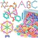 NiToy 300PCS Interlocking Snowflake Building Block Toy for Kids Ages 3 MultiColor Solid Plastic Early Learning Creativity Educational STEM Toy with Carrying Case Safe Material Macaron Colors - Image 2