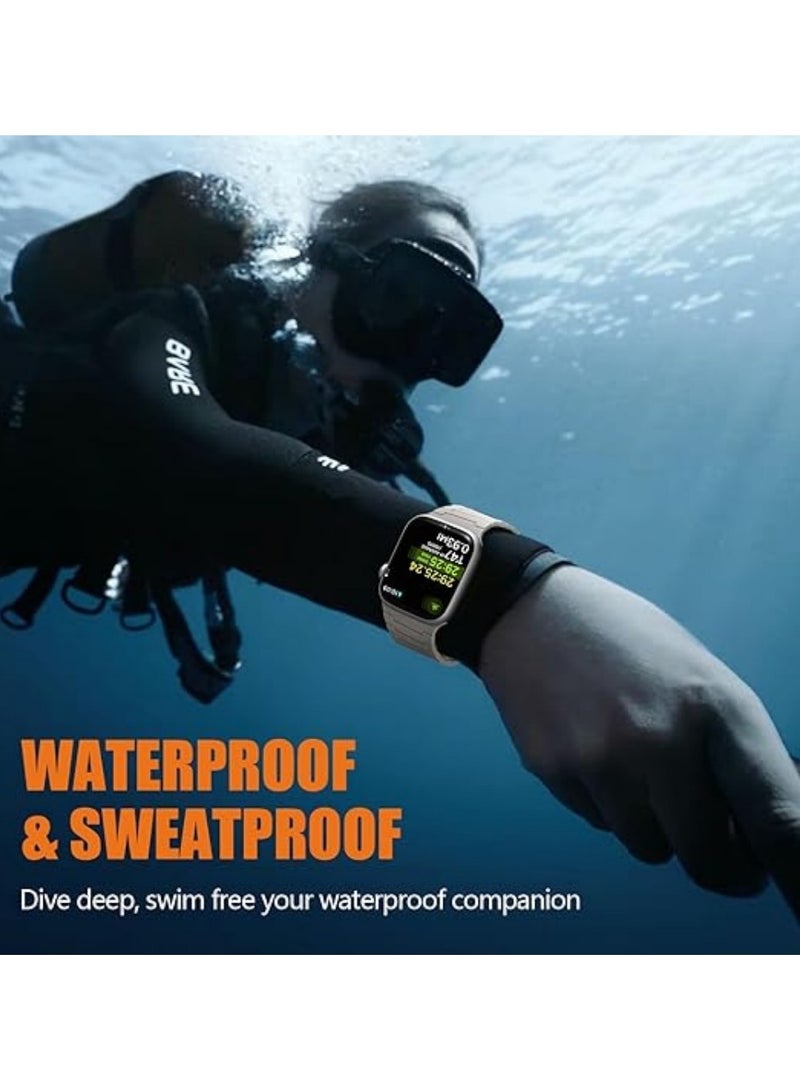 Beauenty Magnetic Watchband Compatible with Apple Watch for Men 38mm 40mm 41mm 42mm（Series 10） Women Silicone Sport Strong Magnet Strap for iWatch Series 10 9 ULTRA 2 SE 8 7 6 5 4 3 1 - Image 5