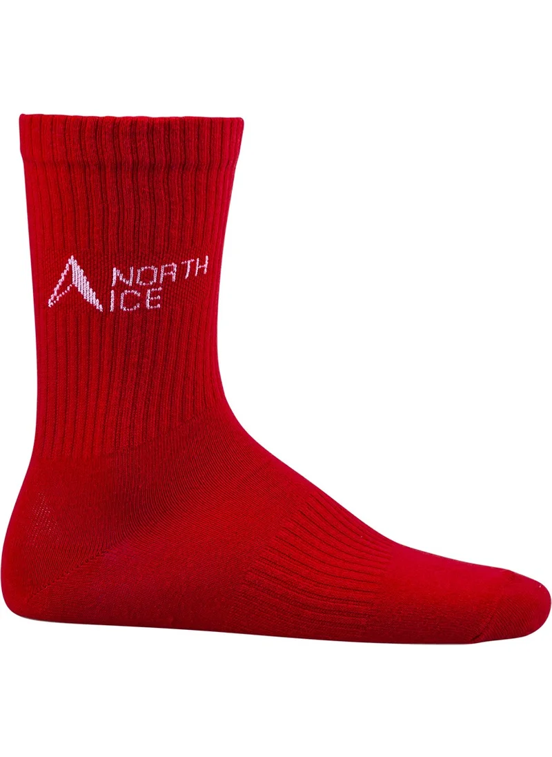 North Ice Tennis Socks Red