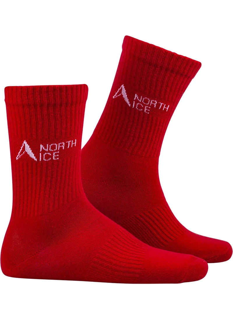 North Ice Tennis Socks Red