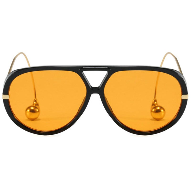 willochra Vintage Oversized Pilot Shield Sunglasses Women Luxury Trendy Goggles Sun Glasses For Ladies Big Frame Eyewear UV400 C4 - Image 2