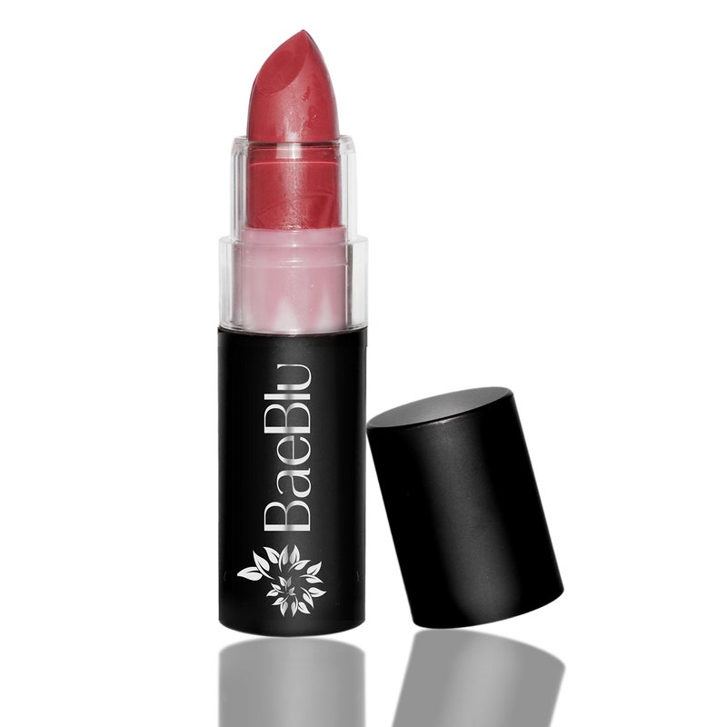 BaeBlu Organic Lipstick 100% Natural Hydrating Antioxidant-Rich, Made in USA, Raspberry - Image 1