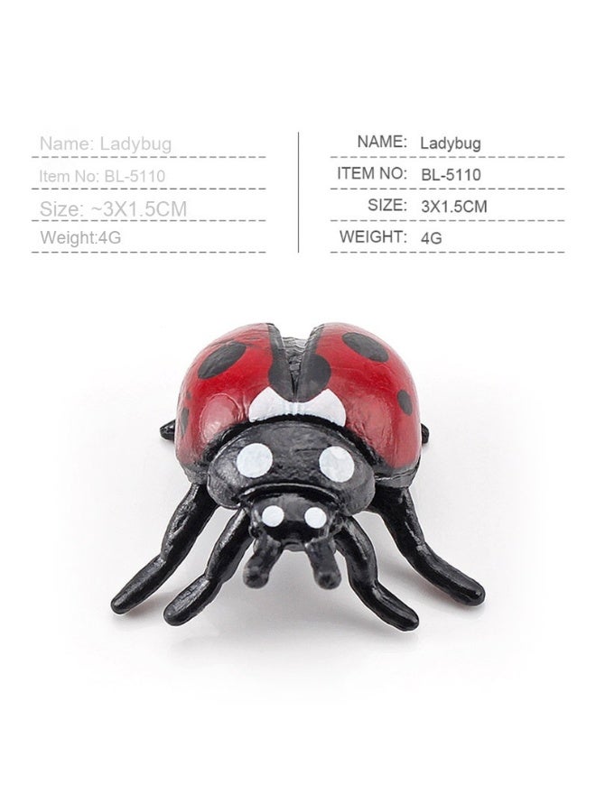 نيبمينينت نموذج حشرات الحيوانات في الغابات - تمثال للقرنبيط، الخنفساء، الفراشة، عنكبوت الذئب، وعاء شكل الجرافة