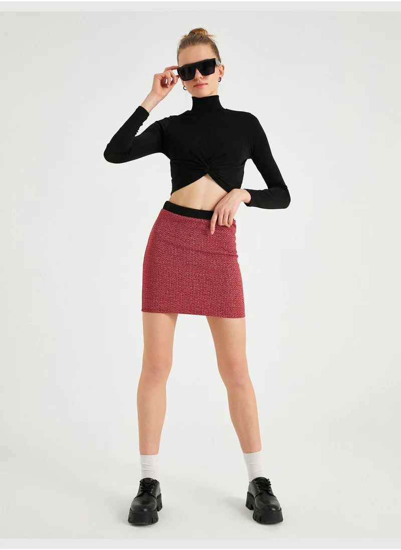 KOTON Patterned Skirt