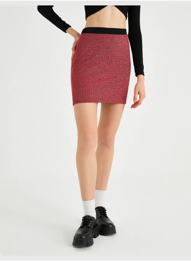 KOTON Patterned Skirt