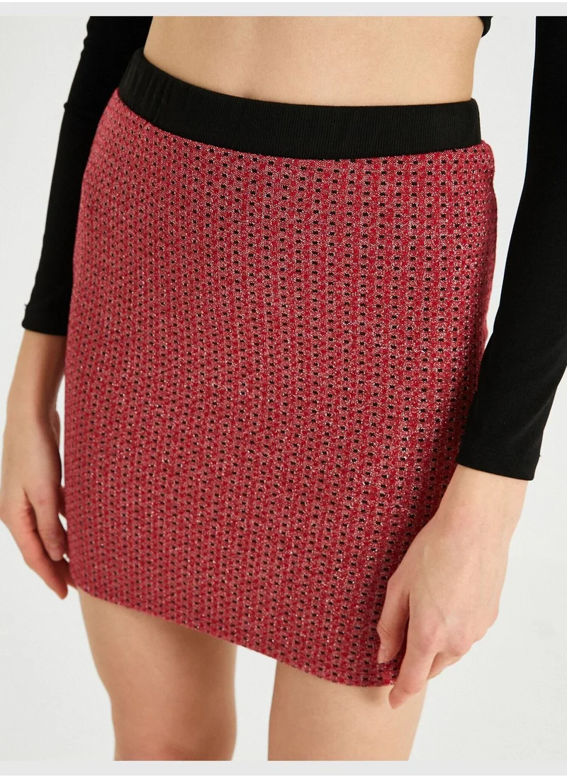 KOTON Patterned Skirt