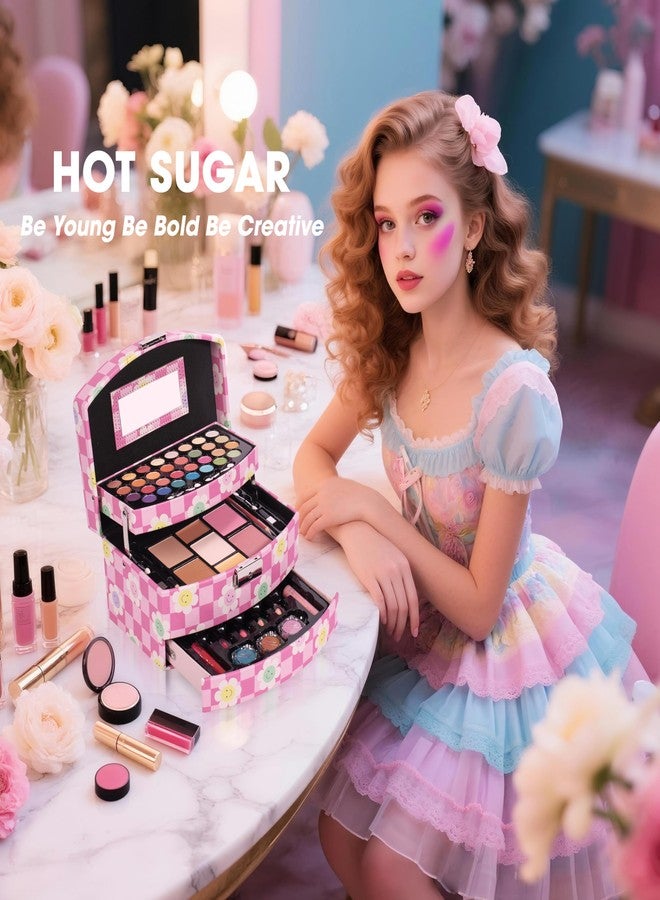 Hot Sugar Girls Makeup Kit Deluxe Starter Gift Set for Teens (Floral) - Image 4