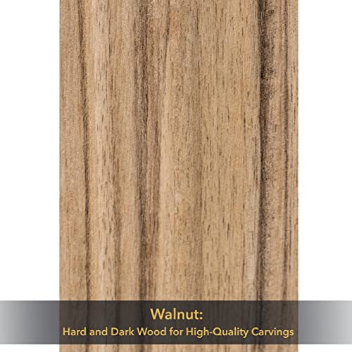 BeaverCraft Walnut Wood for Carving BW10 pcs Wooden Blocks for Whittling and Crafts - Wood Carving Blocks for Creative Projects - Image 4