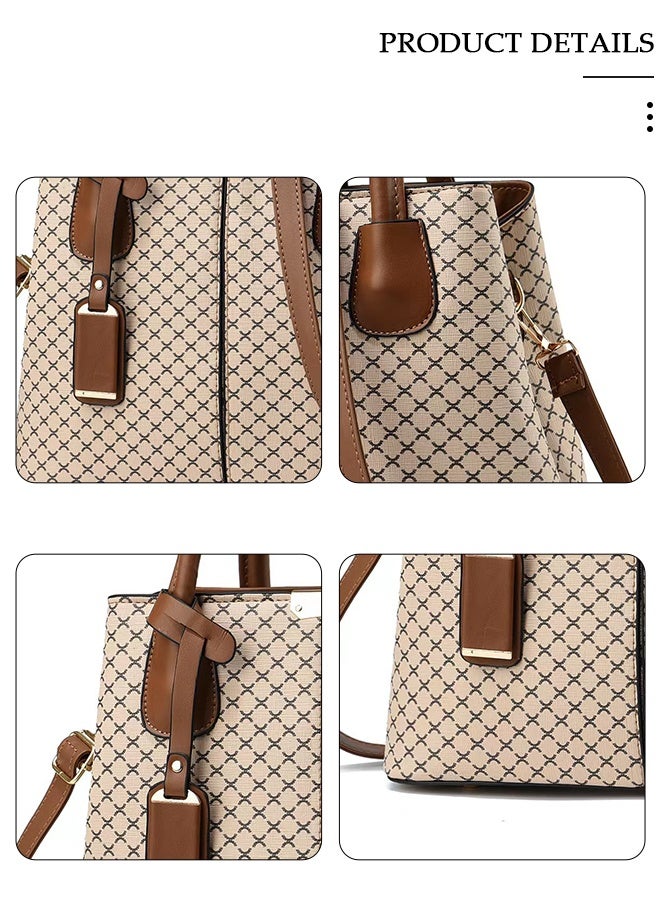 DUNISO Elegant Women's Handbag with Removable Shoulder Strap Large Capacity Tote Shoulder Bag Fashion Ladies Satchel Bag for Office Travel Daily Bag - Image 5