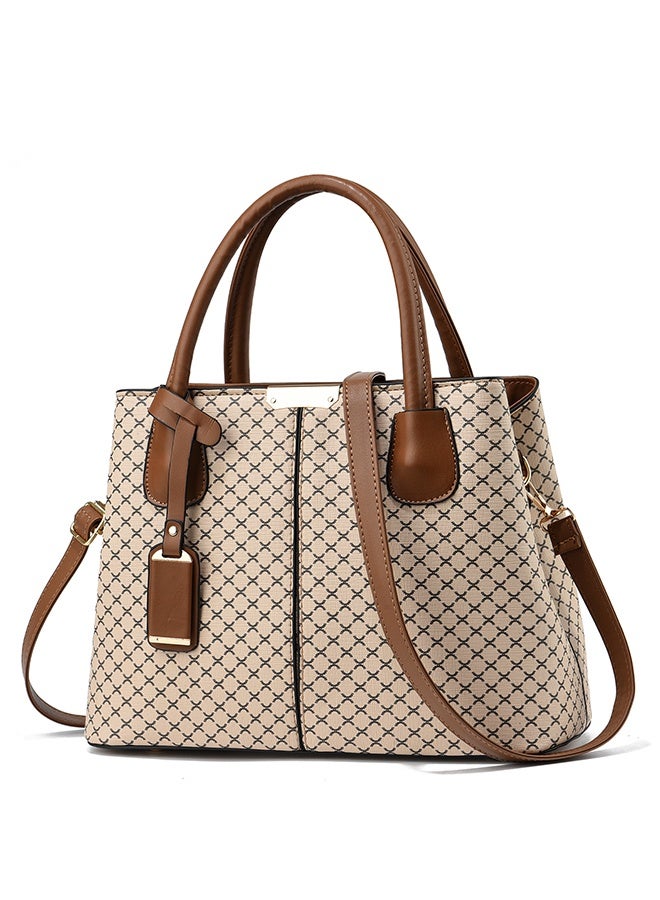 DUNISO Elegant Women's Handbag with Removable Shoulder Strap Large Capacity Tote Shoulder Bag Fashion Ladies Satchel Bag for Office Travel Daily Bag - Image 3