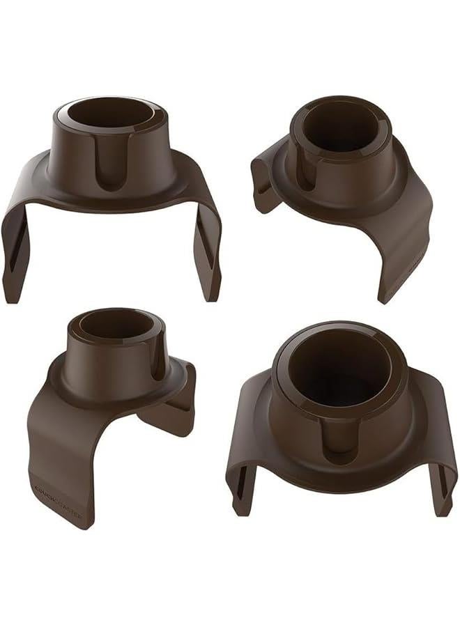 MIXDE Armrest Couch Cup Holder – A Weighted, Silicone, Anti Slip Coaster Stops Spills On Your Sofa, Arm Chair Or Recliner and Keeps Drinks Within Reach (coffee) - Image 3