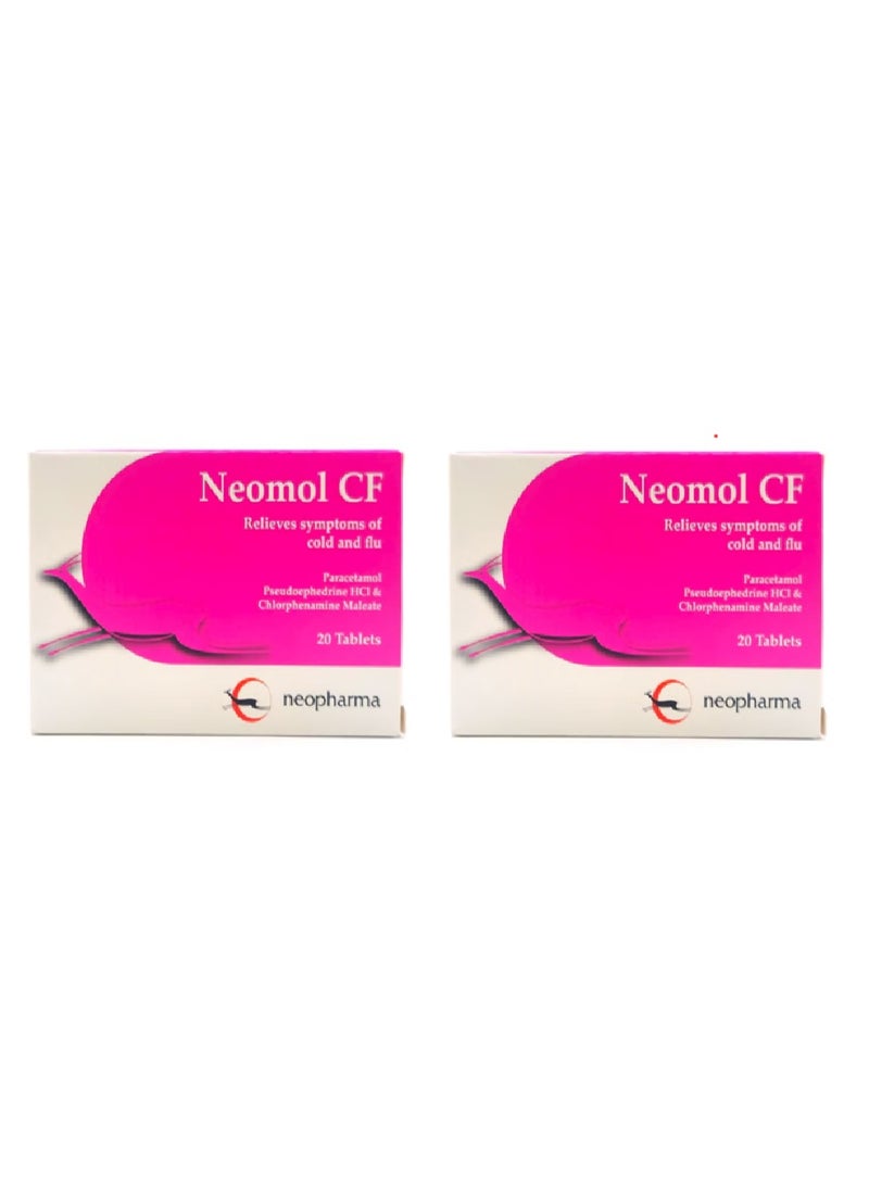 نيومول CF 500 ملغ 20 حبة - عبوة مزدوجة