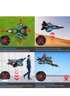 zenvo X Model L0712 Remote Control Drone Plane – 2.4GHz Quadcopter with Auto Hover, 3D Flip, Colored Lights, USB Charging – RC Fighter Aircraft for Kids & Adults (RTF)  - Image 2