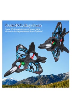 zenvo X Model L0712 Remote Control Drone Plane – 2.4GHz Quadcopter with Auto Hover, 3D Flip, Colored Lights, USB Charging – RC Fighter Aircraft for Kids & Adults (RTF)  - Image 4