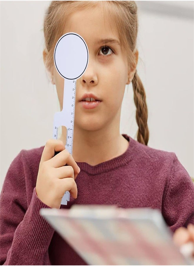 Generic - Pocket Eye Chart with PD Ruler and Eye Occluder Eye Test Chart Combo Kit for Near Vision Test Visual Acuity Exam and PD Measurement - Image 1