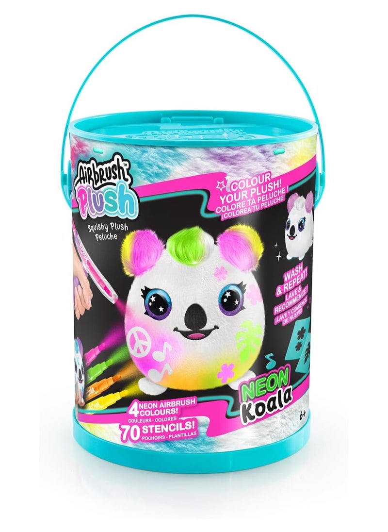Canal Toys Airbrush Plush, White | One Size | Soft & Fun Toy for Kids | Interactive & Colorful Craft Toy  - Image 2