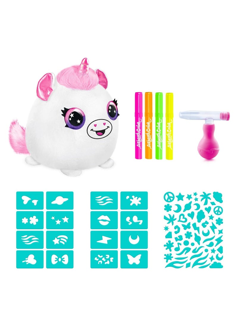 Canal Toys Airbrush Plush, White | One Size | Soft & Fun Toy for Kids | Interactive & Colorful Craft Toy  - Image 3