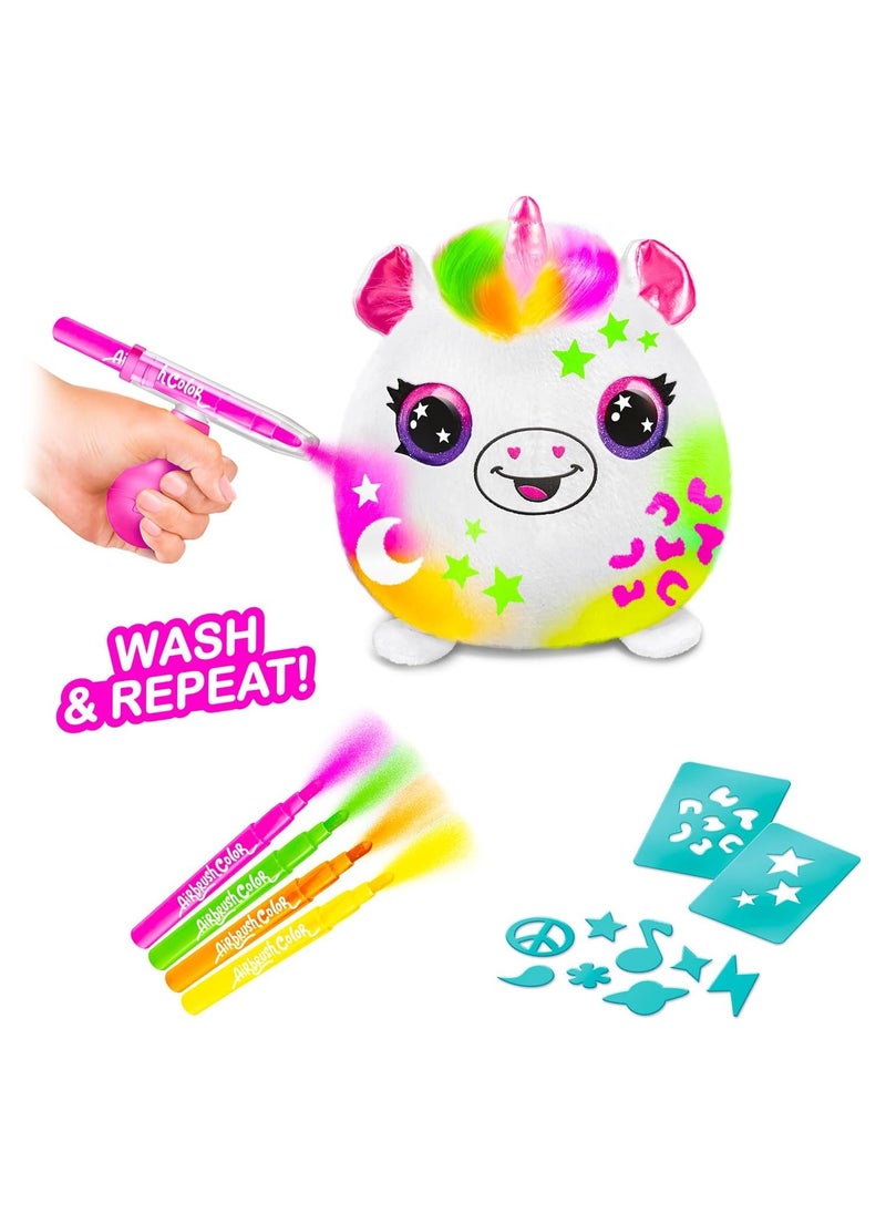 Canal Toys Airbrush Plush, White | One Size | Soft & Fun Toy for Kids | Interactive & Colorful Craft Toy  - Image 5