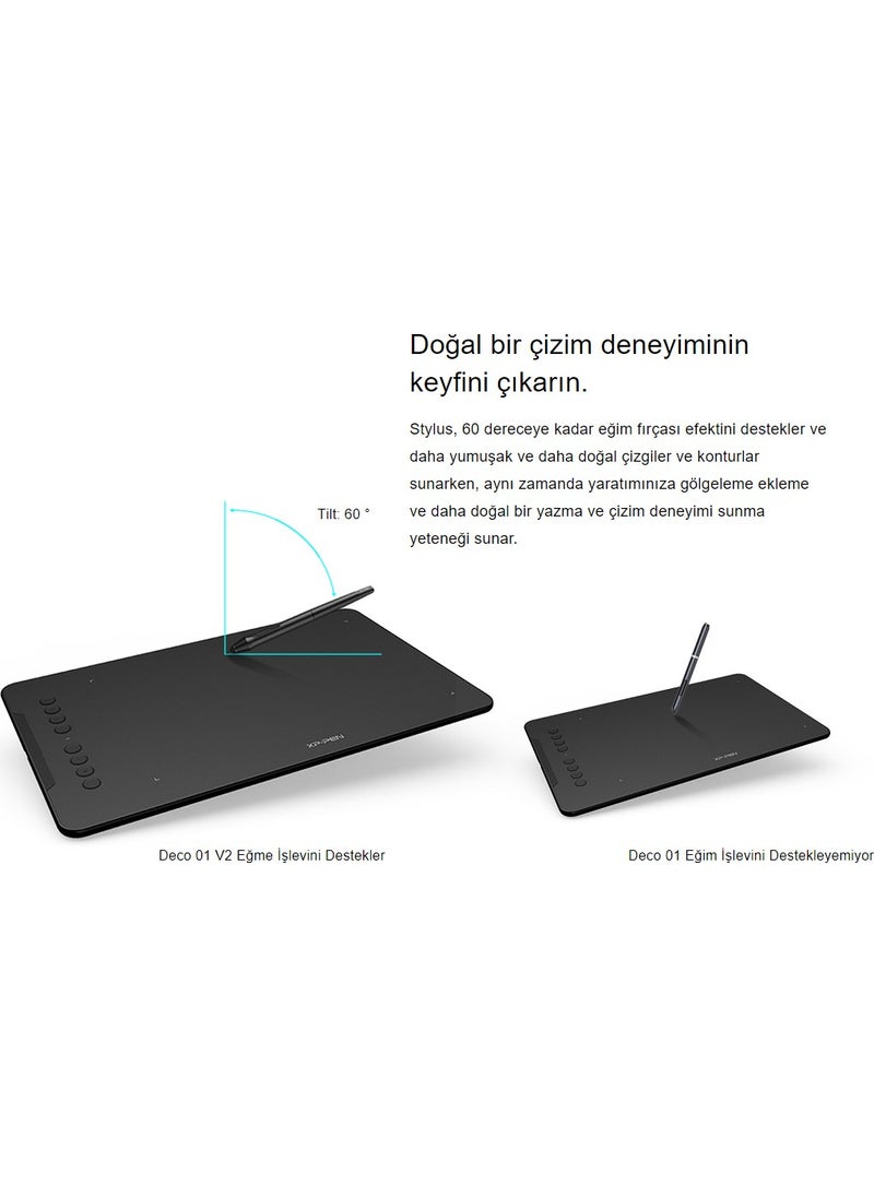 XP-PEN - Deco 01 V2 Graphics Tablet - Image 1