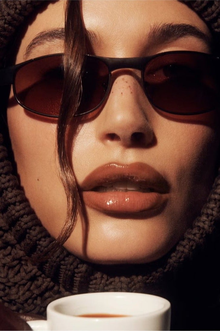 rhode iPhone Silicone Lipstick Holder | Adhesive Back-Mounted Lipstick Clip | Anti-Slip Sticky Cosmetic Accessory | Compatible with iPhone 15 Models | Portable Makeup Companion (Espresso) - Image 4