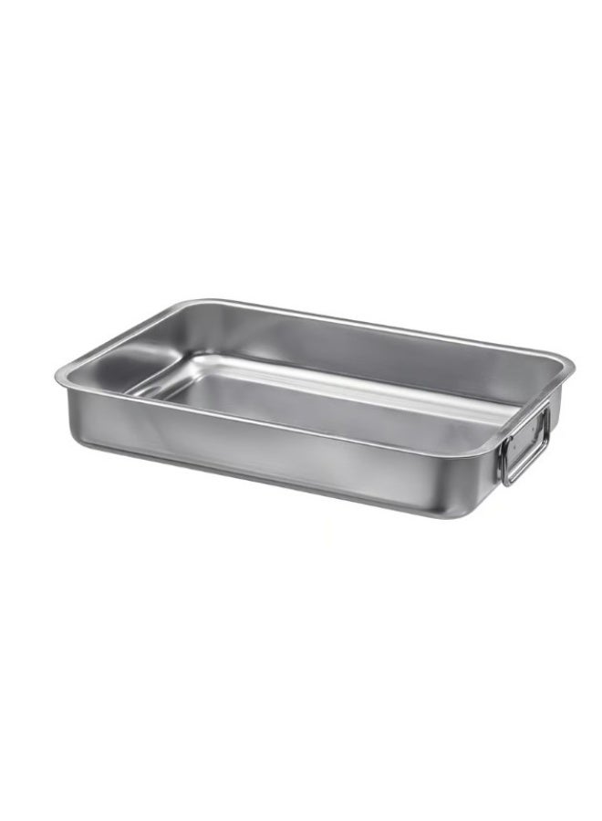 صينية تحميص، من الفولاذ المقاوم للصدأ، 34 × 24 سم - Image 1