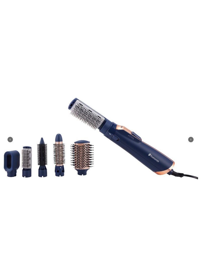 استشوار شعر ساموران 5 قطعة 1200واط SM-0003-5